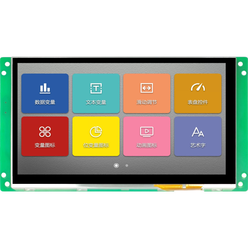 Display LCD 7", 800x480, IPS, TFT, Touchscreen