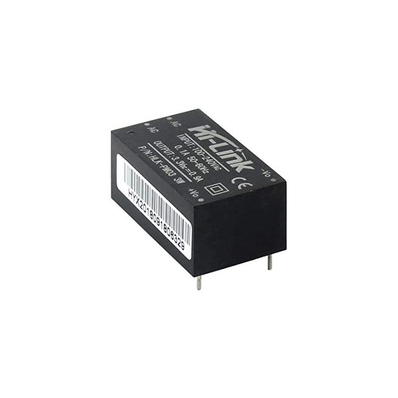 Mini power supply for PCB, 220VAC to 3.3VDC