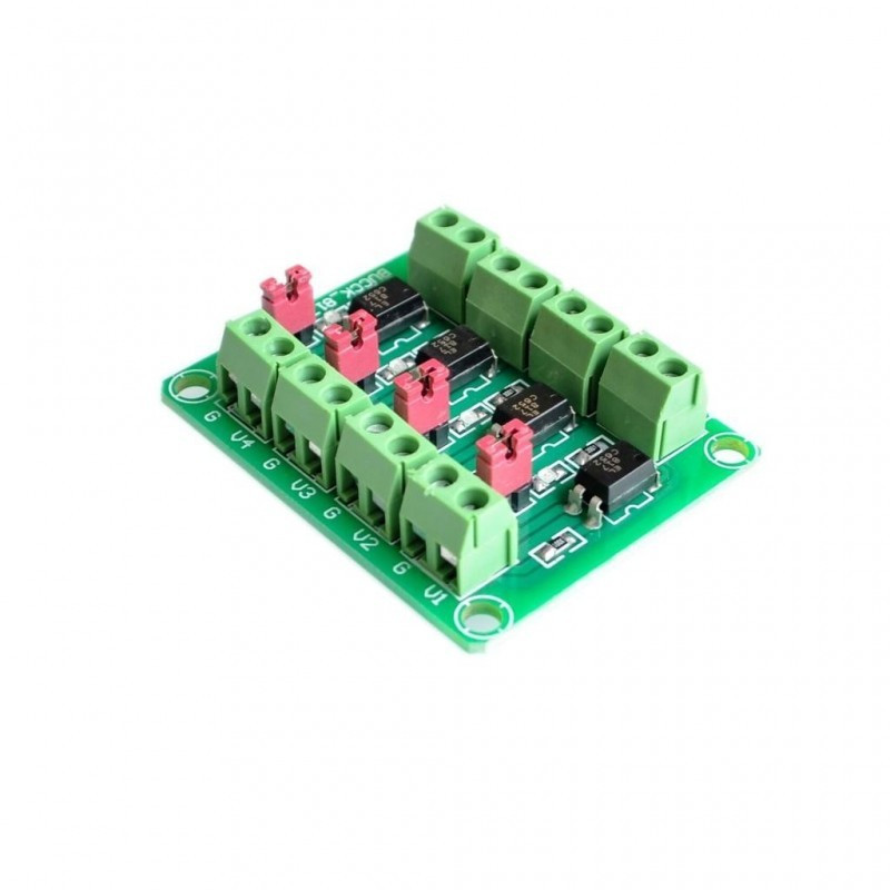 Logic level converter module, with optocoupler, 4
