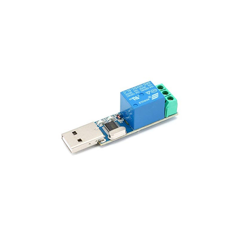 Modulo relè USB 2 canali 5V PC Scheda di controllo unà