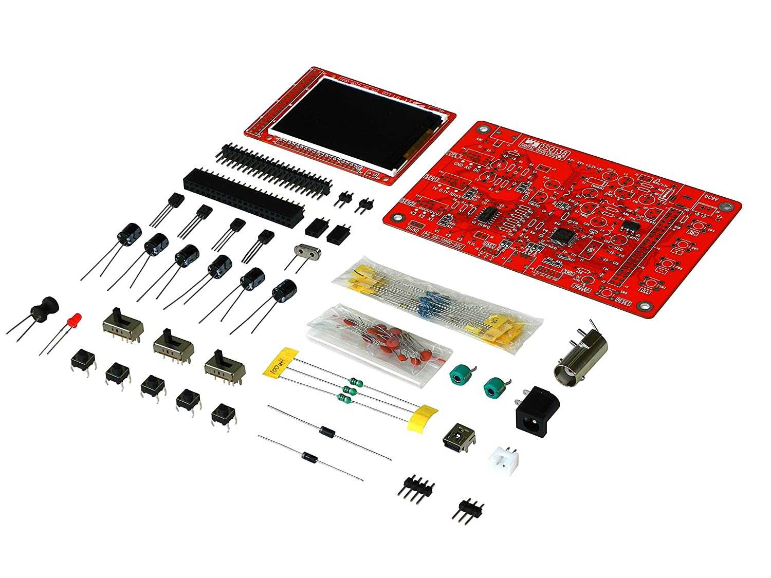 Oscilloscopio digitale DSO138 completamente assemblato 2,4 TFT